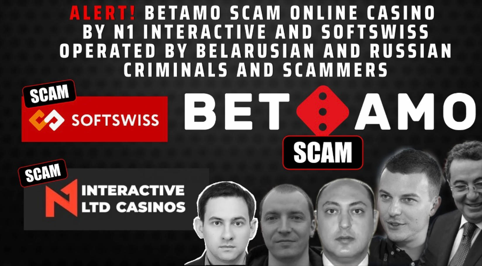 Casino BetAmo - International Cybercrime - Fraud alert - scam online casino