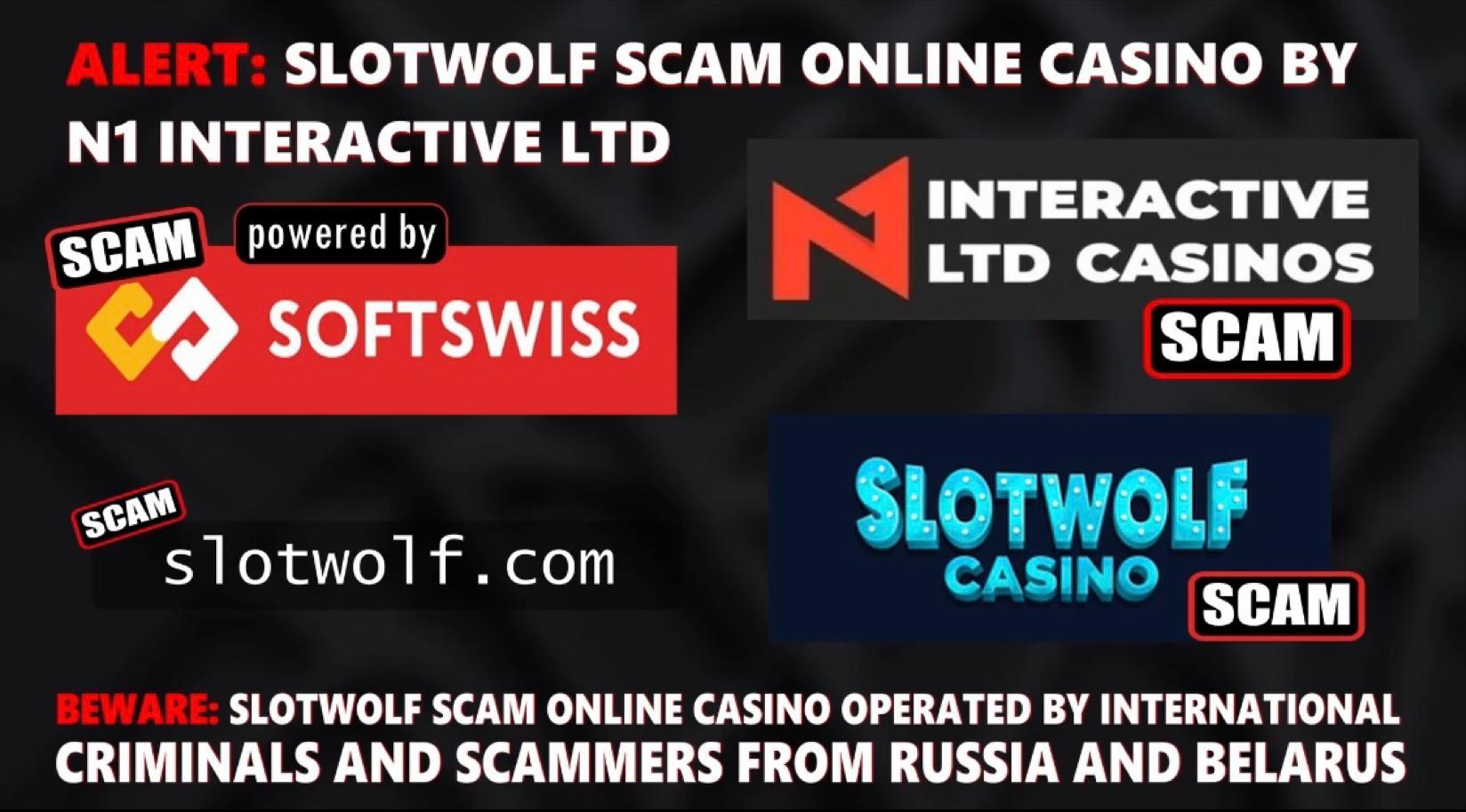 SLOTWOLF Casino Scam-Softswiss-N1 Interactive-Roland Yakovlevich Isaev-Paata Gamgoneishvili-Ivan Montik-Pavel Kashuba-Dmitry Yaikov